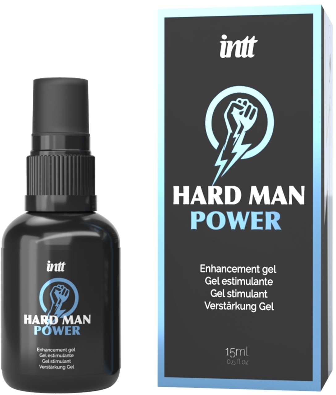 Стимулюючий гель Intt Hard Man Power для чоловіків 15 млфото1