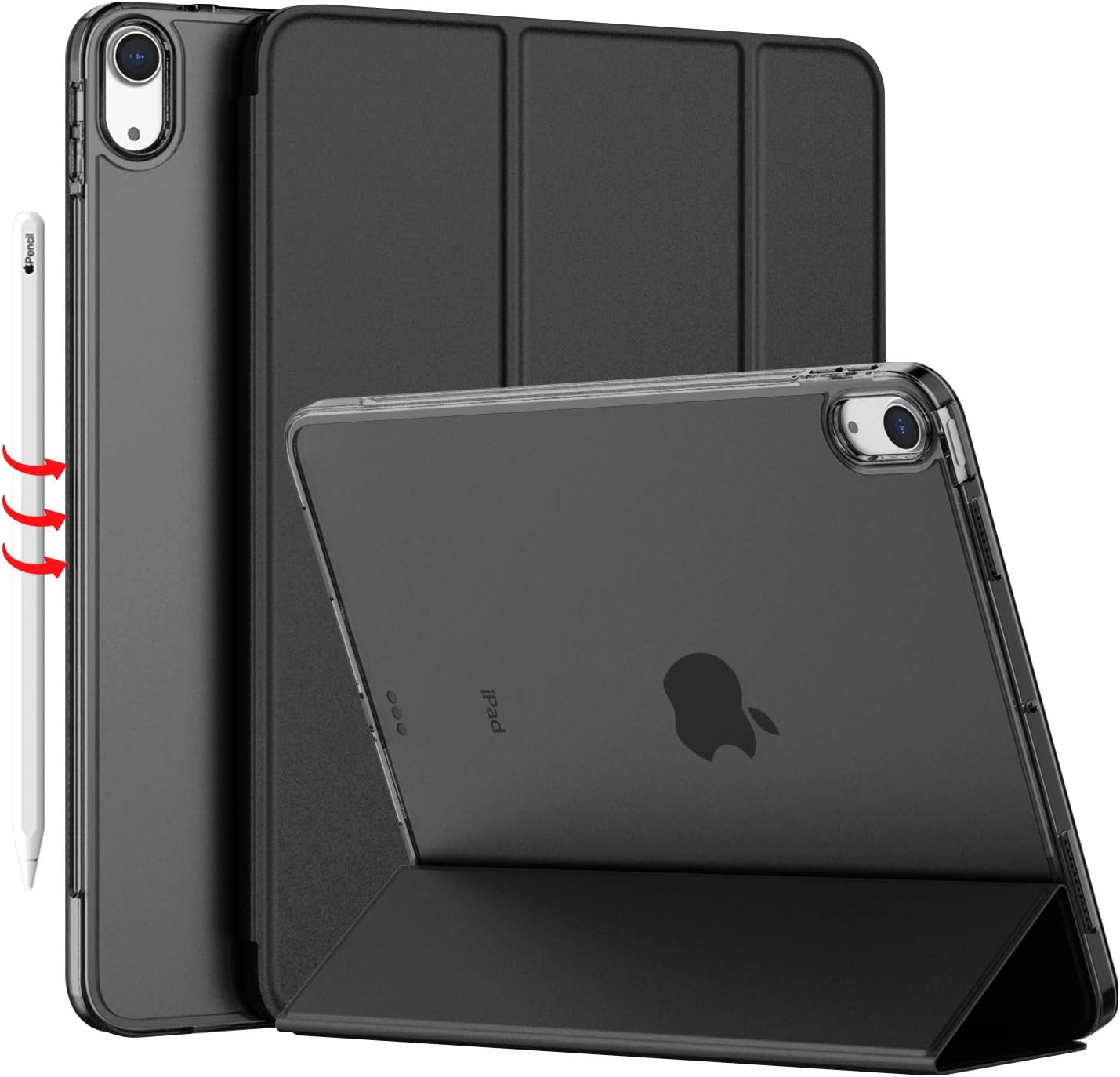 Чехол-книжка Tri Fold Hard BeCover для Apple iPad Air 11" M4 2026 Black (BC_715242) фото 1