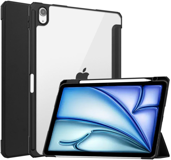 

Чехол-книжка Soft Edge TPU BeCover с креплением Apple Pencil для Apple iPad Air 11" M4 2026 Black (BC_715255)