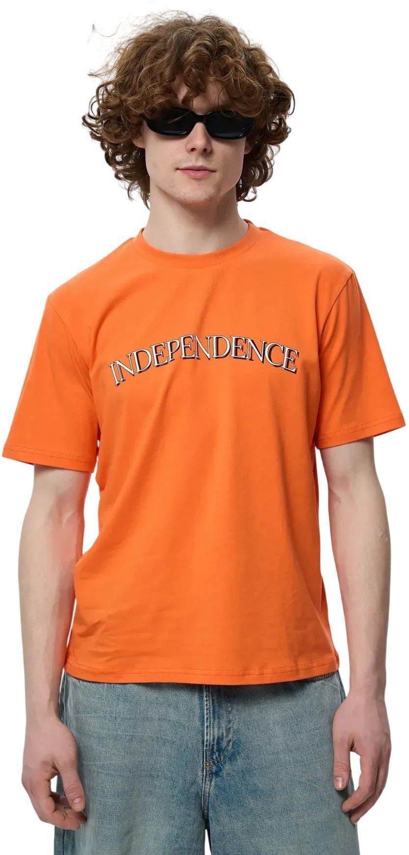 Футболка чоловіча Roza 220913 3XL помаранчевафото1