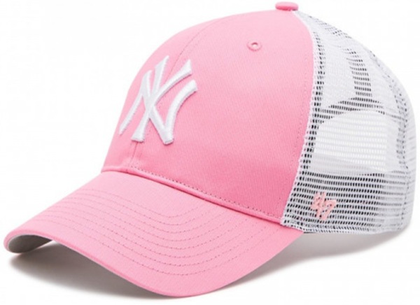 Кепка-тракер 47 Brand Ny Yankees Rose Branson Mesh B-BRANS17CTP-RSA розовая/белая фото