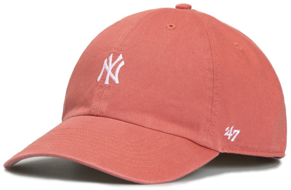 

Кепка 47 Brand Ny Yankees Base Runner B-BSRNR17GWS-IRA One Size коралловаяя