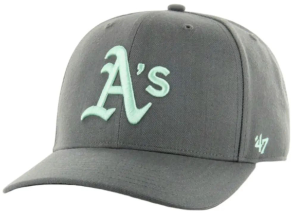 Кепка 47 Brand Dp Oakland Athletics B-CLZOE18WBP-CC графітова фото