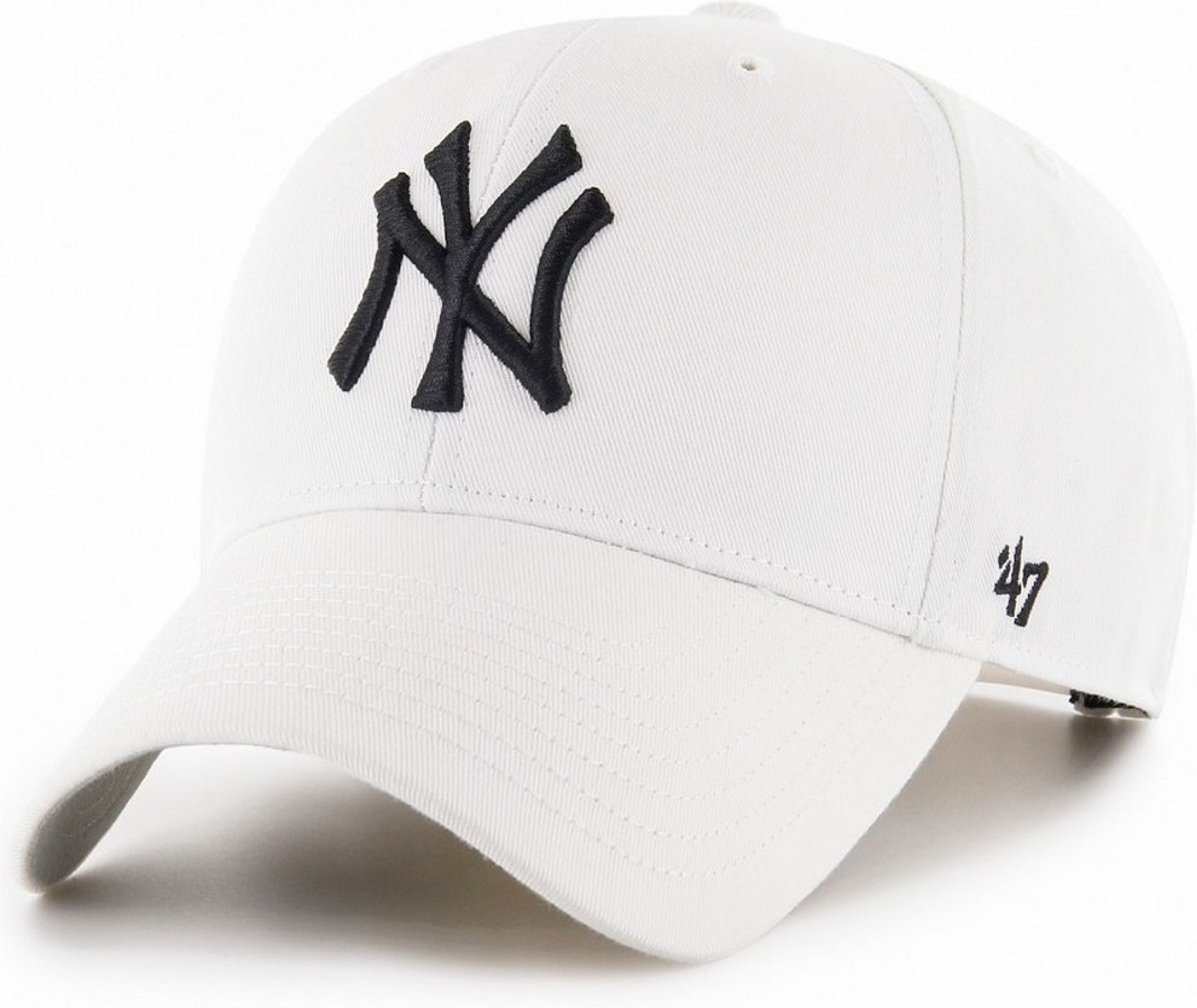 Кепка 47 Brand New York Yankees Raised Basic B-RAC17CTP-WH белая фото1