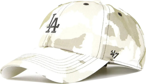 Кепка 47 Brand Los Angeles Dodgers Digital St DGTCU12PTS-GY белая/зеленая фото