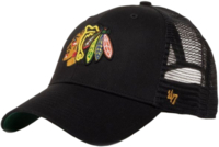 Кепка-тракер 47 Brand Chicago Blackhawks Branson Mes H-BRANS04CTP-BK черная