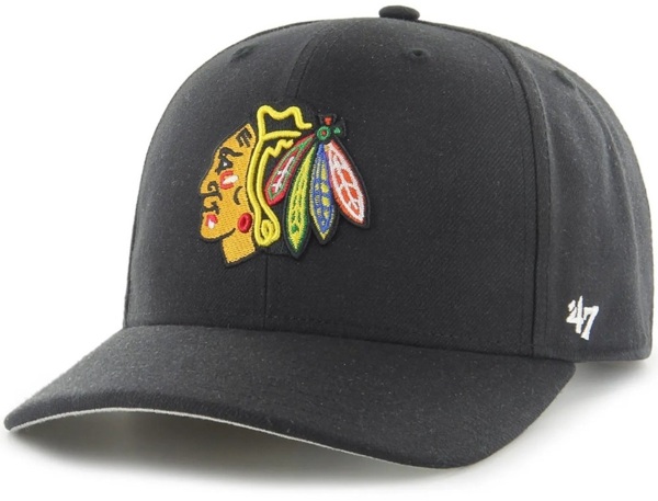 Кепка 47 Brand Mvp Dp Chicago Blackhawks H-CLZOE04WBP-BKB чорна фото