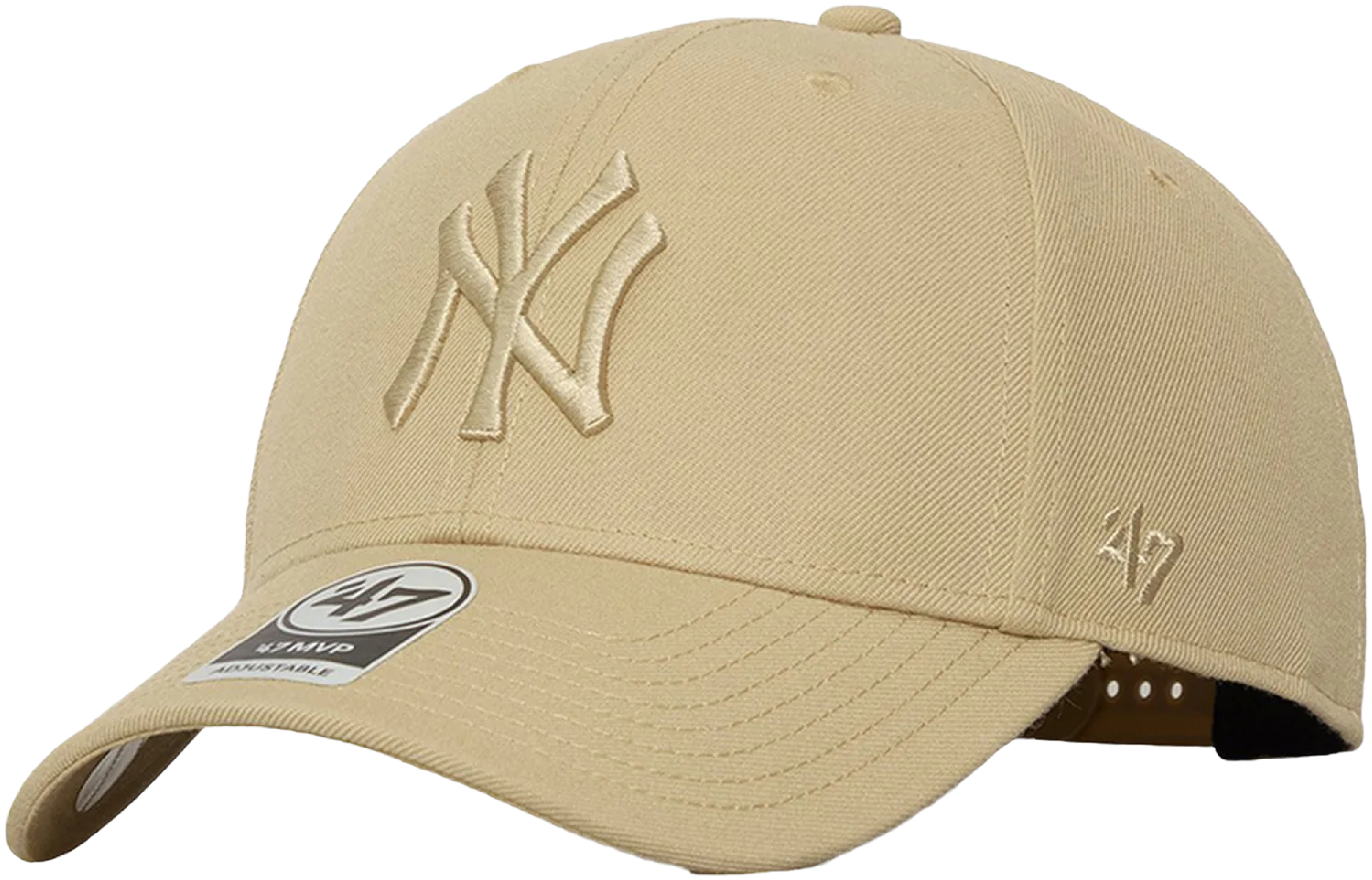 Кепка 47 Brand Brand New York Yankees MVPSP17WBP-KHQ бежева фото1