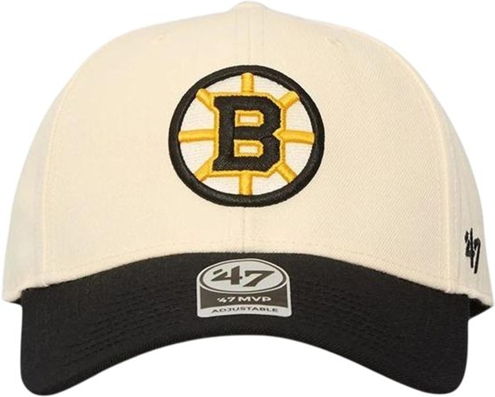 Кепка 47 Brand Brand Boston Bruins Two Tone MVPTT01WBV-NT бежева фото1