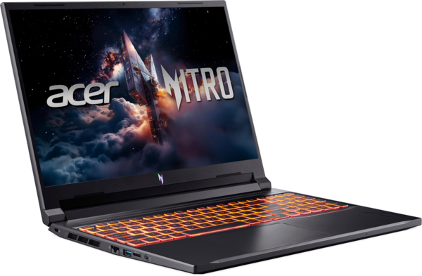 Ноутбук Acer Nitro V 16 Anv16 Wuxga Ips Intel 5 210H 16Gb F512Gb Nvd5060 8 Lin Chornyy