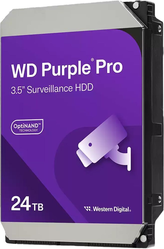 Жорсткий диск WD 24TB 3.5" 7200 512MB SATA Purple Pro Surveillance (WD240PURP)фото1