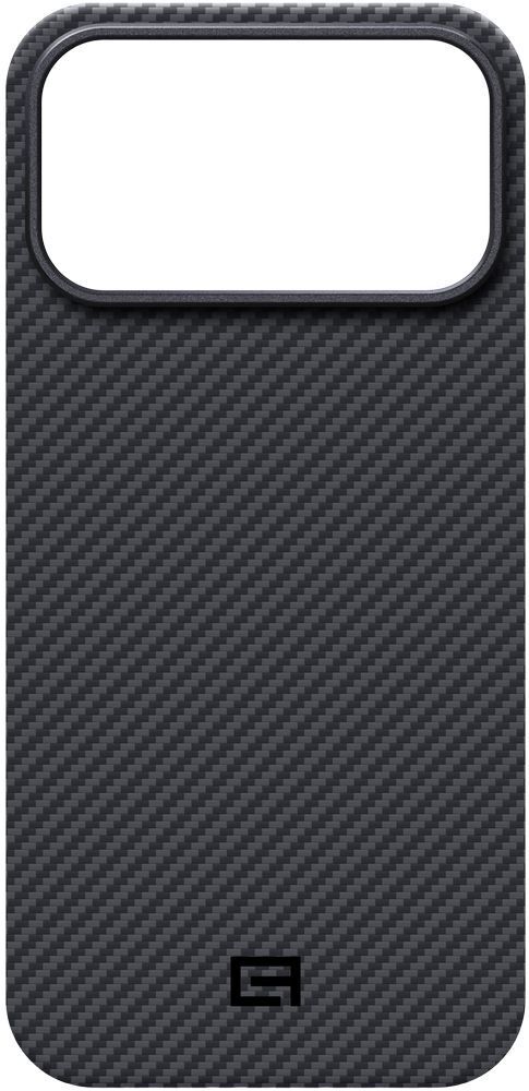 Чехол ArmorStandart BlackIcon Aramid Twill MagCase для Apple iPhone 17 Pro Max Black (ARM90150) фото1