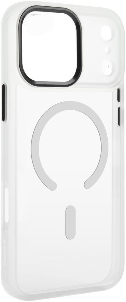 Чехол ArmorStandart Unit-C MagCase для Apple iPhone 17 Pro Matte Clear + Pink Button Set (ARM90587)