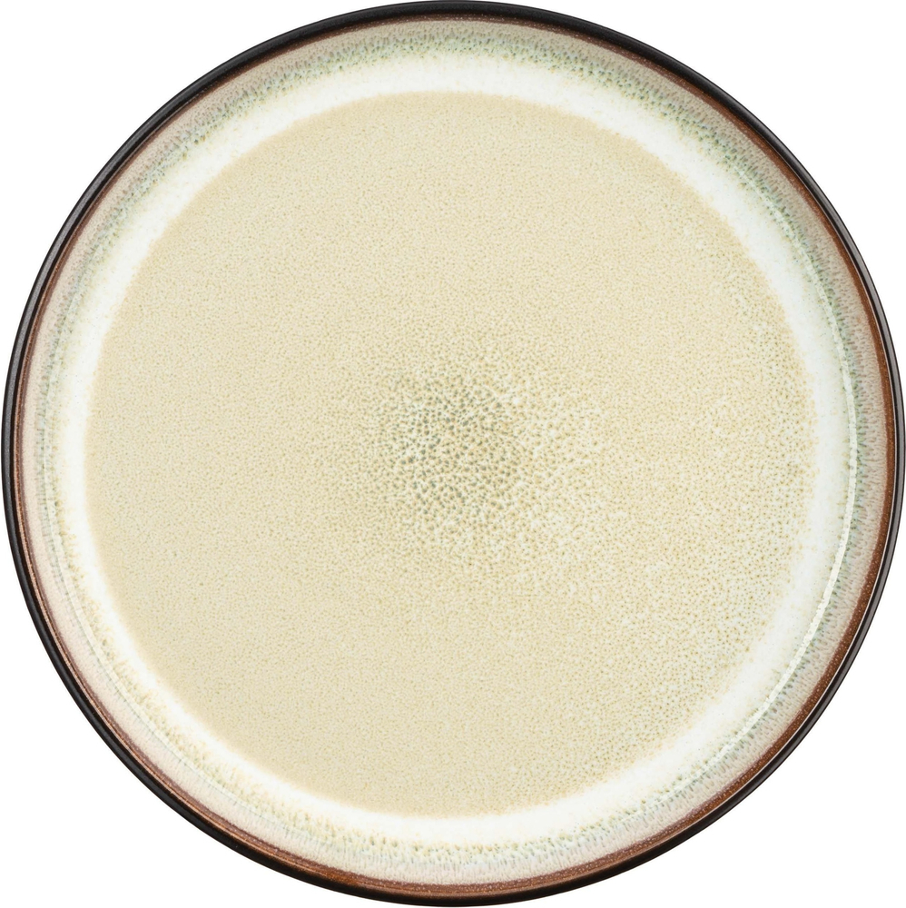 Набір десертних тарілок ARDESTO Bolzano, 20.3см, чорно-зелений, 6шт (AR2920BM-BOX)фото1