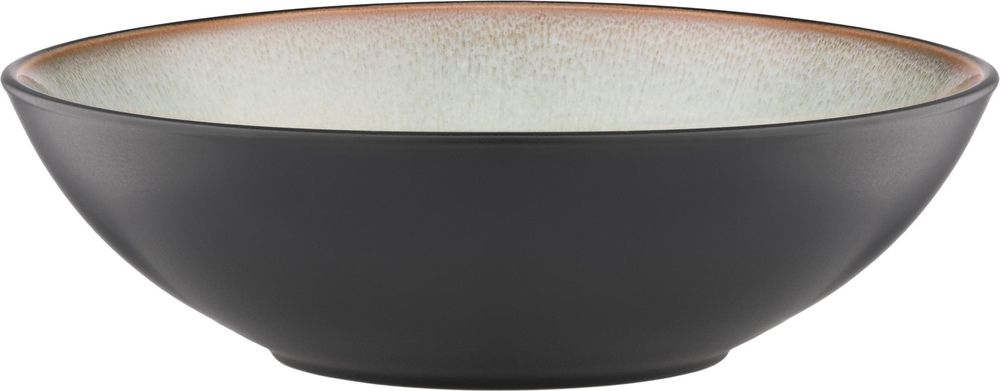 Набір супових тарілок ARDESTO Bolzano, 630мл, 18см, чорно-зелений, 6шт (AR2918BM-BOX)фото1