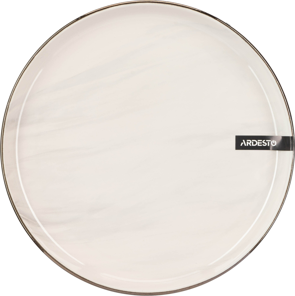 Набір десертних тарілок ARDESTO Marmo, 19 см, бежевий, кераміка, 6шт (AR2919MRB-BOX)фото1