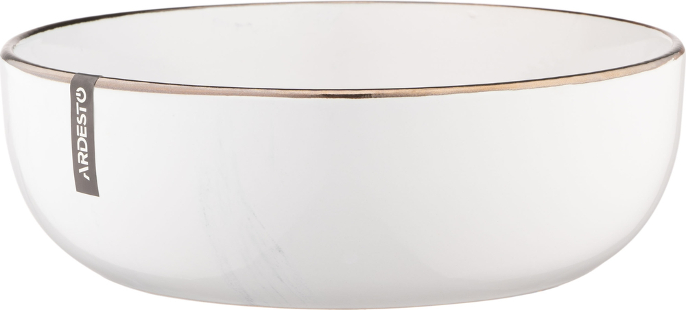 Набір супових тарілок ARDESTO Marmo, 19 см, білий, 6шт (AR2919MRBW-BOX)фото1