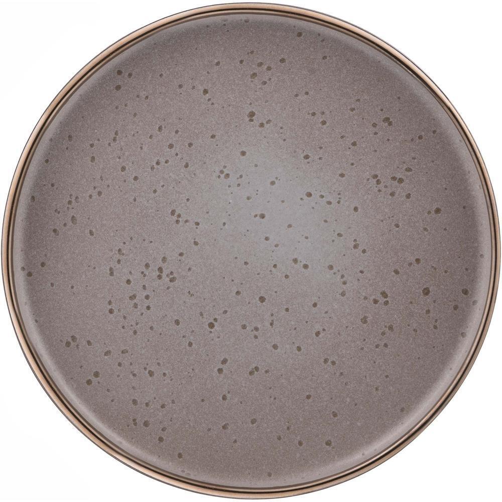 Набір десертних тарілок ARDESTO Fasano, 19.6см, сіро-коричневий, 6шт (AR0419GB-BOX)фото1