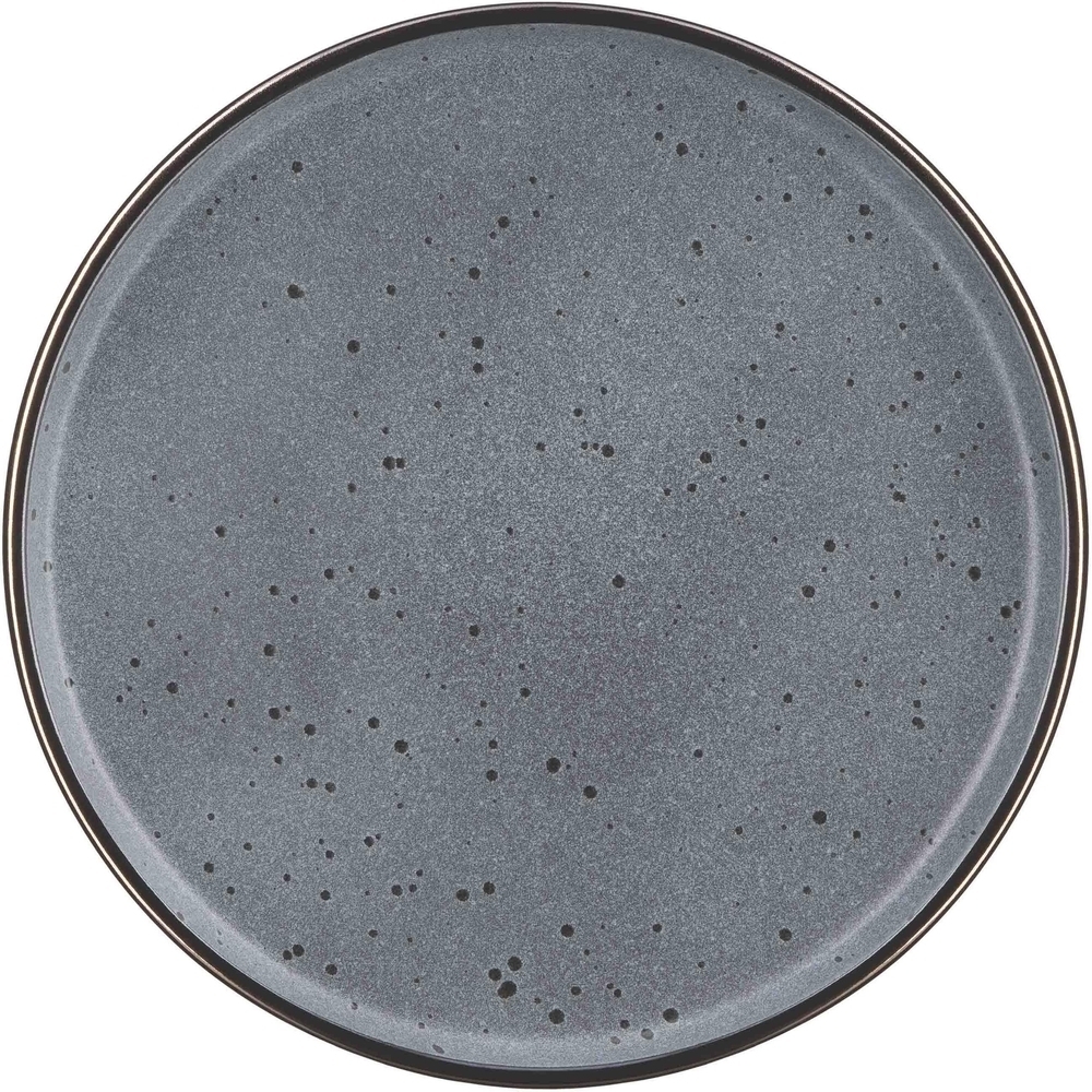 Набір обідніх тарілок ARDESTO Fasano, 26см, сірий темний, 6шт (AR0326FDG-BOX)фото1