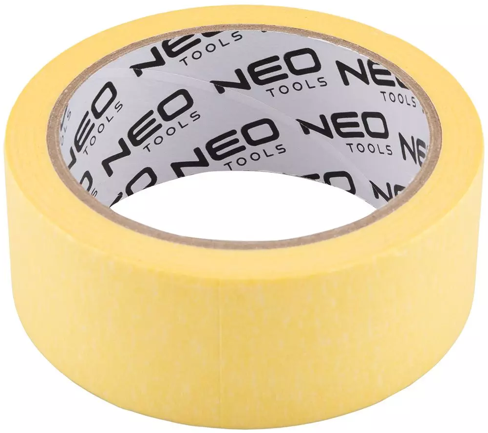 Стрічка малярна Neo Tools, 25мх38мм, жовтийфото1