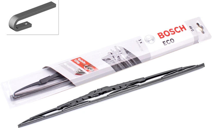 Стеклоочиститель Bosch каркасный 400мм под крючок (3 397 004 667) фото 1