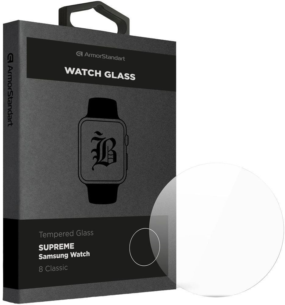 Защитное стекло ArmorStandart Supreme Black Icon для Samsung Watch 8 Classic (ARM88140) фото 1