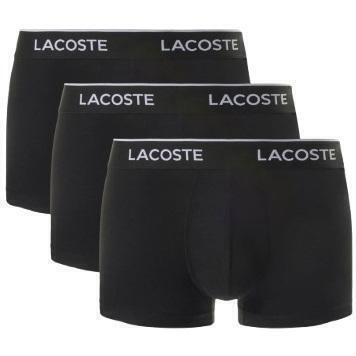 Набор трусов-боксеров Lacoste 5H1300 S 3 шт. черные фото 