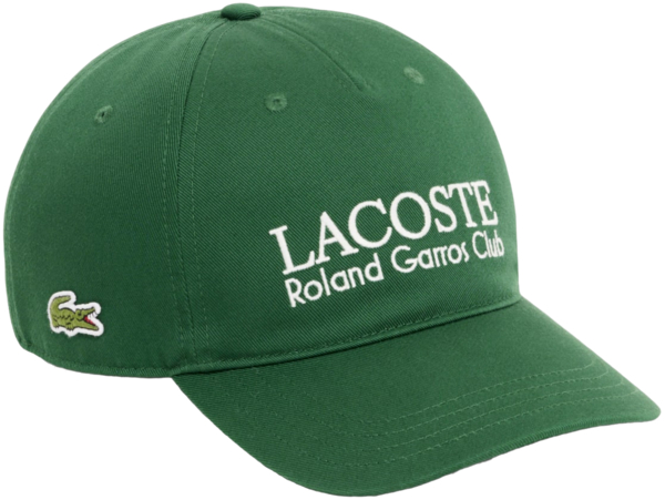 Кепка Lacoste Roland-Garros Edition RK0378-132 L зеленая фото 