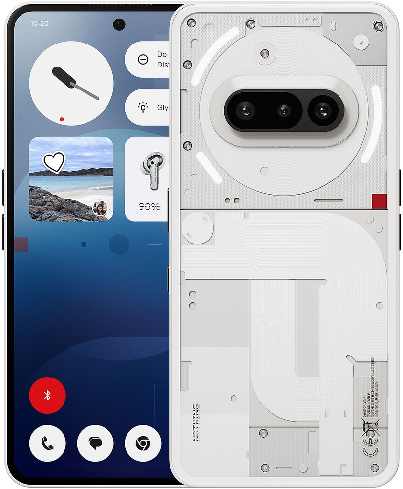 Смартфон Nothing Phone (3a) 12/256Gb White (920021W)фото1