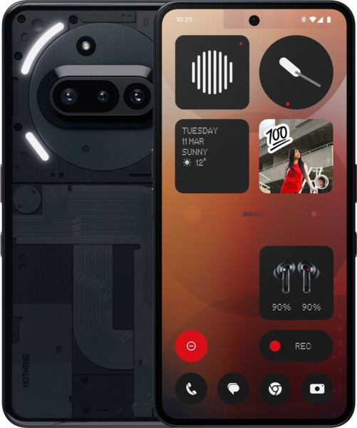 

Смартфон Nothing Phone (3a) 8/128Gb Black (920020K)