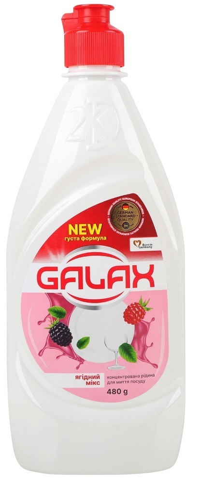 Концентрированная жидкость для мытья посуды Galax Ягодный микс 480 г фото 1