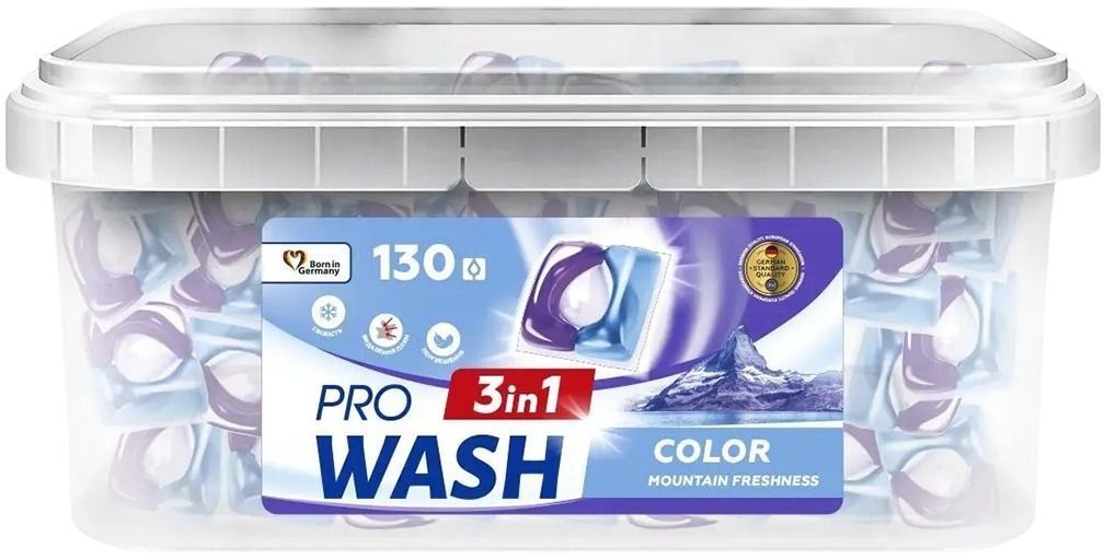 Капсули для прання ProWash Гірська свіжість 130 штфото1