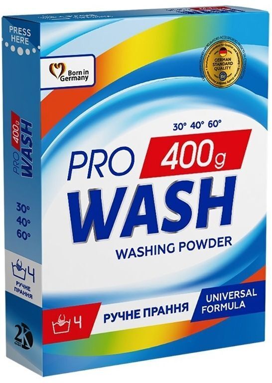 Порошок для ручного прання ProWash 400 гфото1