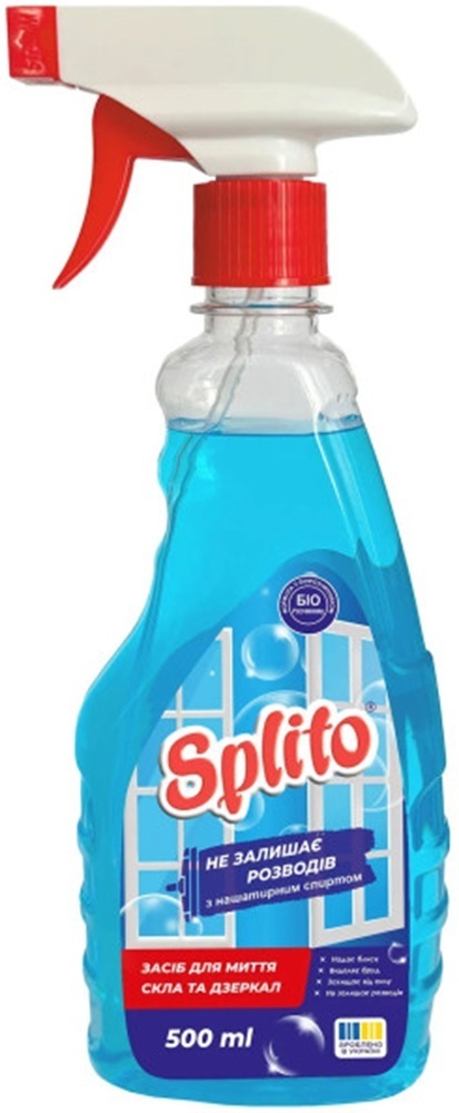 Засіб для миття скла та дзеркал Splito 500 млфото1
