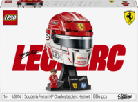 LEGO 43014 Editions Formula 1 Шлем Шарля Леклера из команды Scuderia Ferrari HP