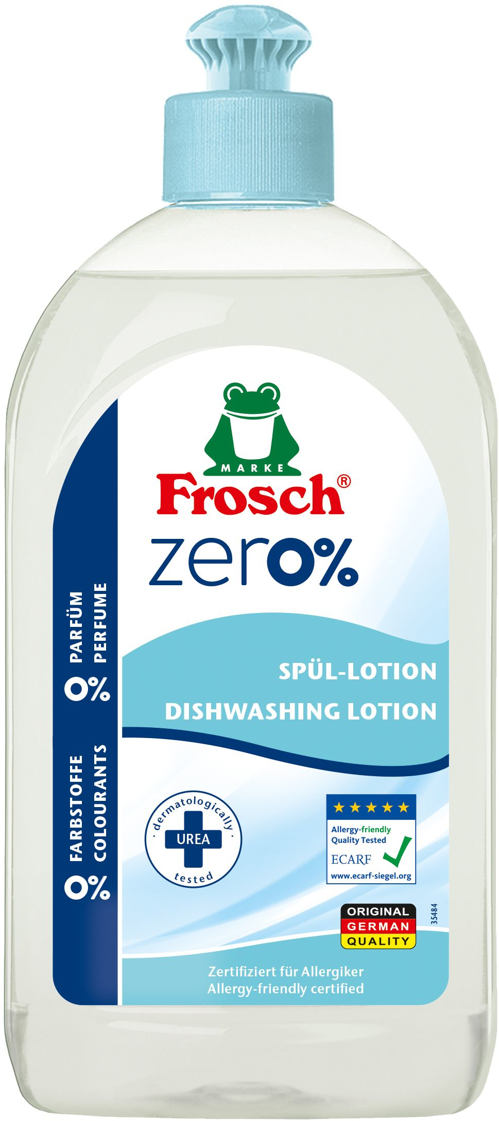 Бальзам для мытья посуды Frosch Zero Sensitiv 500 мл фото 1