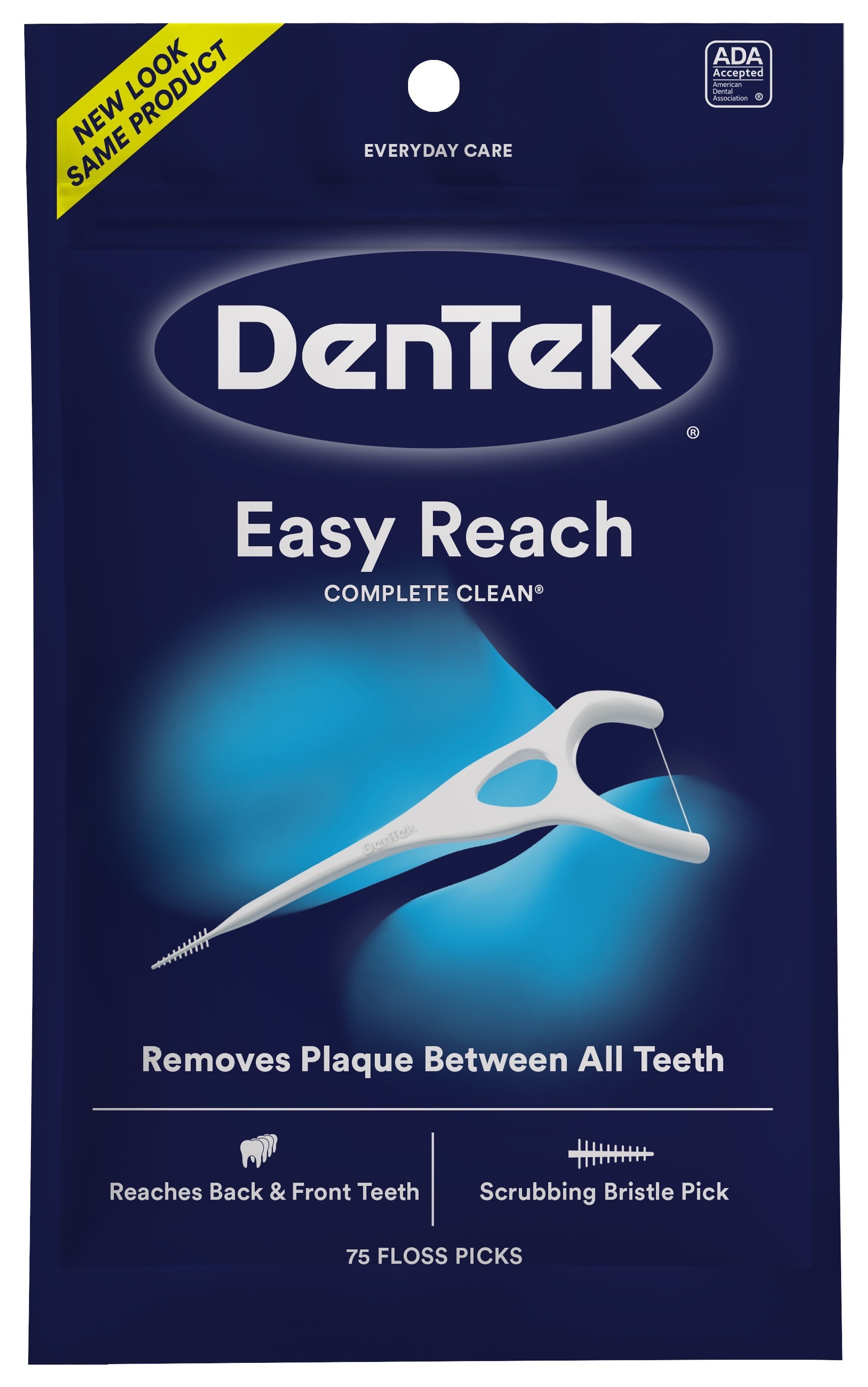Флос-зубочистки DenTek Комплексне очищення Задні зуби 75 штфото1