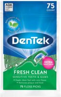 Флос-зубочистки DenTek Освежающая очистка 75 шт