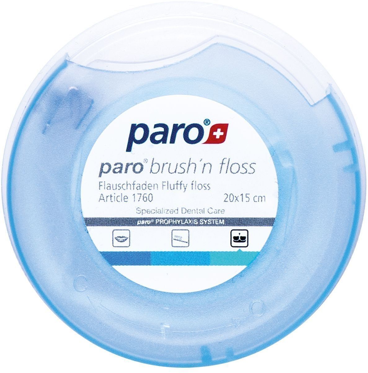 Суперфлос Paro Brush n Floss щітка і флос 20х15 смфото1