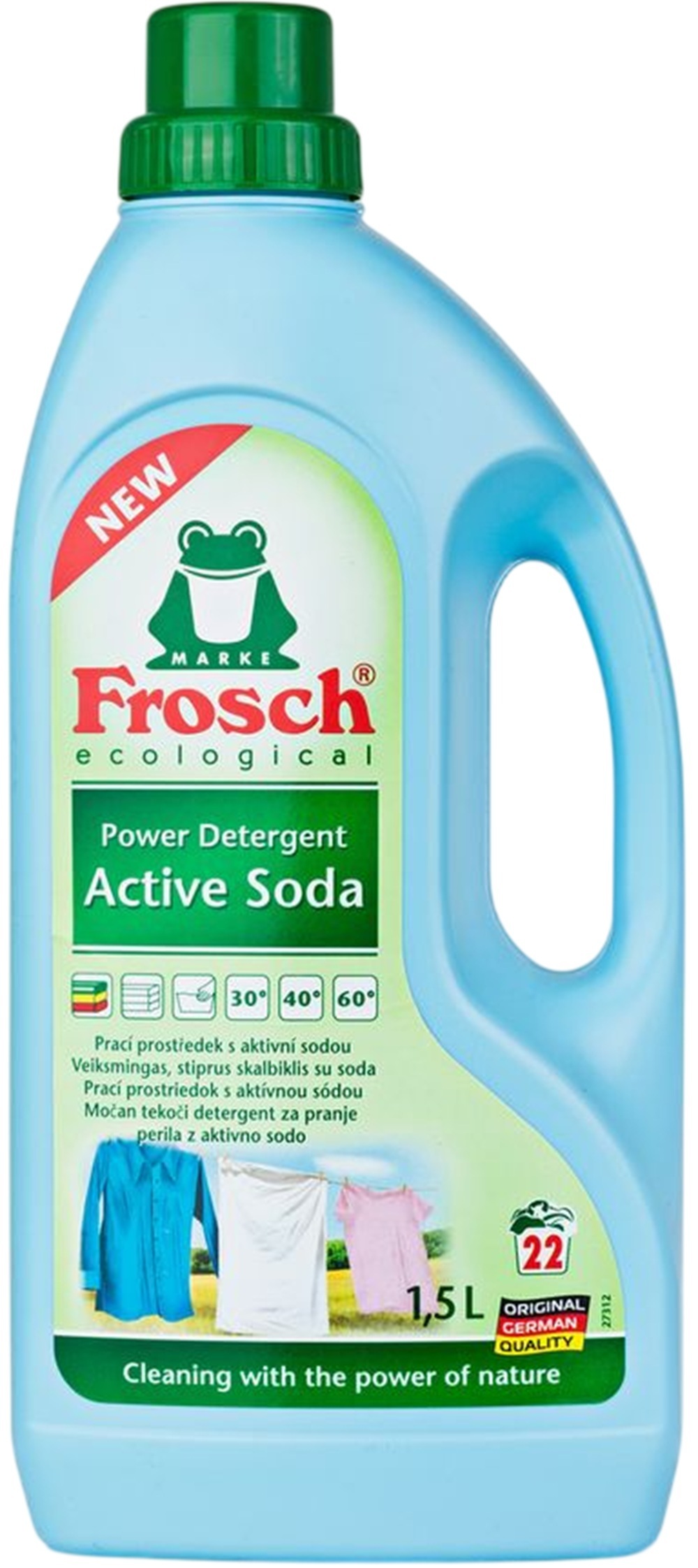 Гель для стирки Frosch Сода 1,5 л фото 1