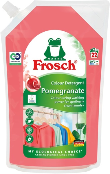 

Гель для стирки Frosch Color Гранат дой-пак 1,5л