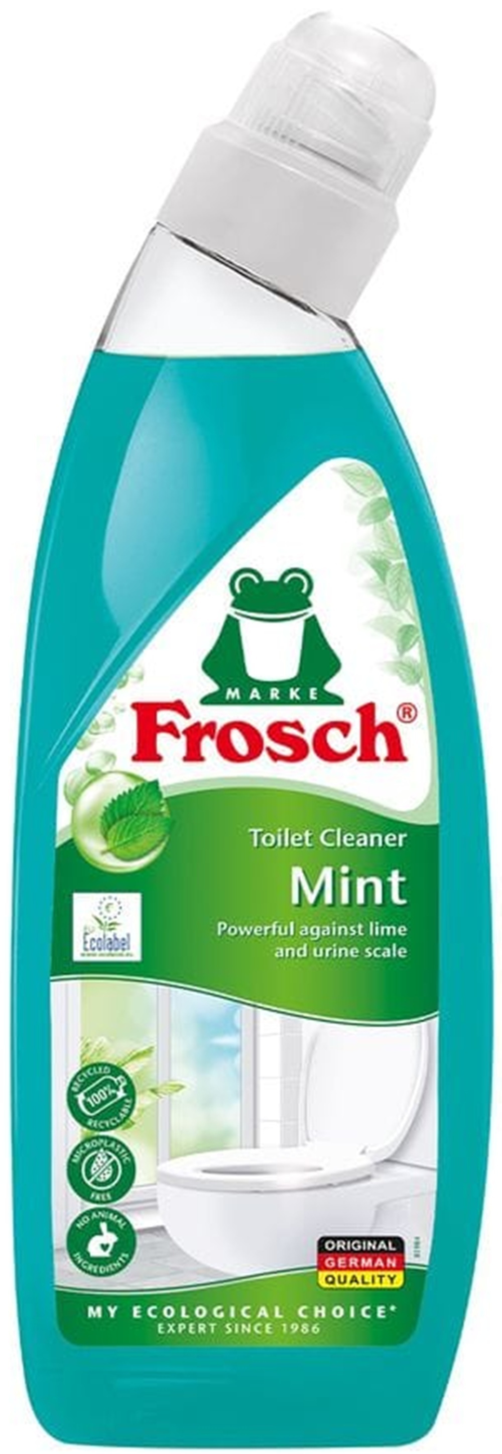 Гель для чистки унитаза Frosch Мята 750 мл фото 1