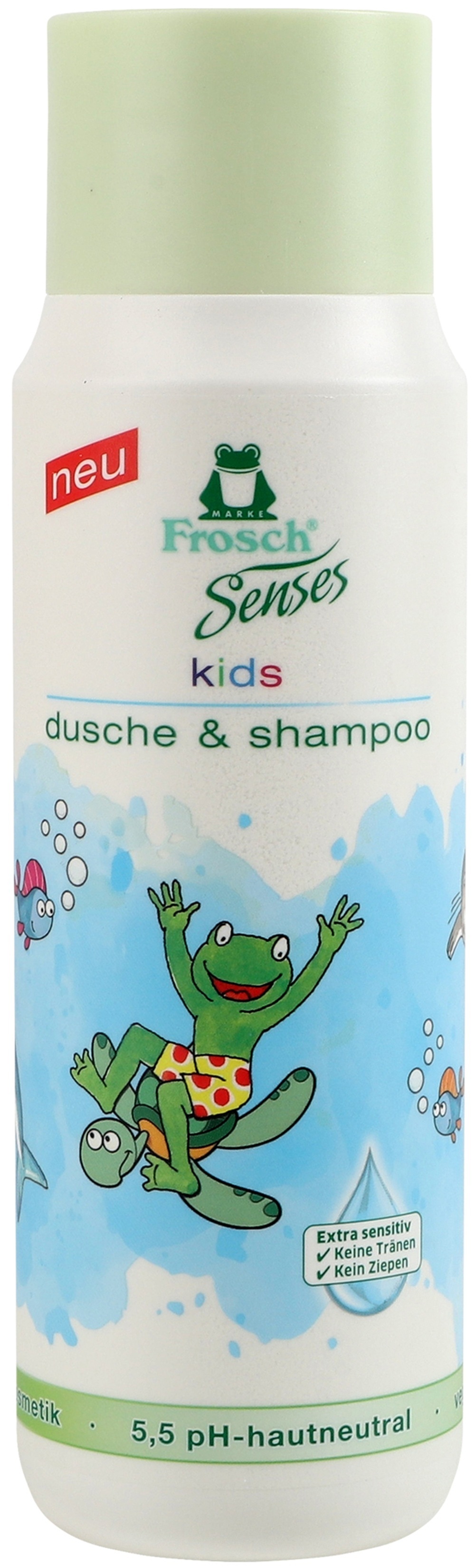 Дитячий гель-шампунь для душу Frosch Senses 300 млфото1