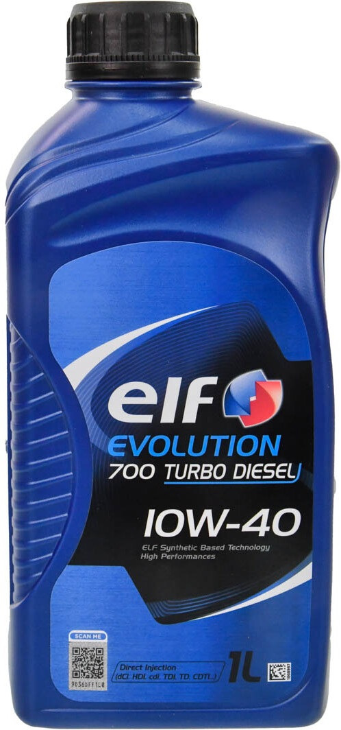 Масло моторное ELF Evolution 700 Turbo Diesel 10W-40 1л (12-1 TD) (214126) фото 1