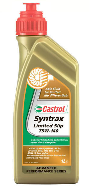 Олива трансмісійна Castrol Syntrax Limited Slip 75W-140 GL-5 1л (20-1 SAF-XJ) (15D99E)фото1