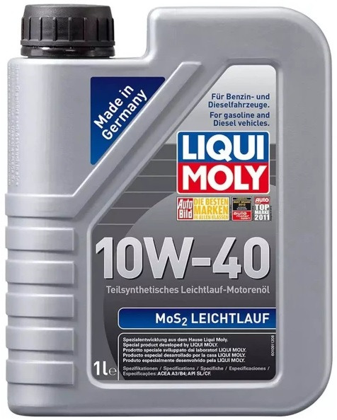 Олива моторна Liqui Moly MoS2 Leichtlauf 10W-40 1л (LIM1930)фото1