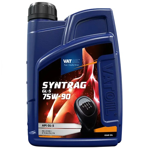 Масло трансмиссионное Vatoil SynTrag 75W-90 GL-5 1л (VAT 23-1) (50091) фото 1