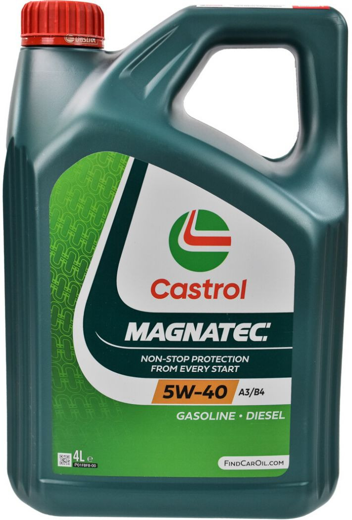 Масло моторное Castrol Magnatec 5W-40 4л (MG 5W40 A3/B4 4L) (15C9D1) фото 1