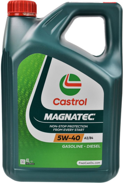 Масло моторное Castrol Magnatec 5W-40 4л (MG 5W40 A3/B4 4L) (15C9D1)