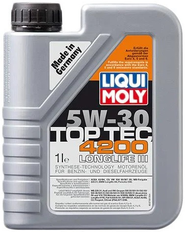 Олива моторна Liqui Moly Top Tec 4200 5W-30 1л (7660/8972)фото1